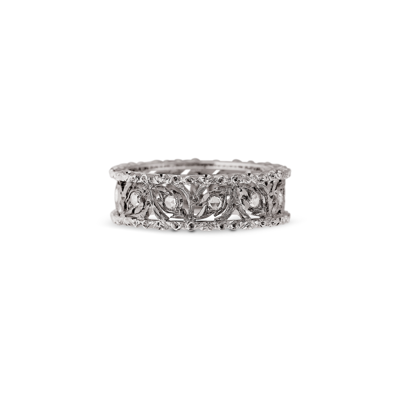 Carave Paris Classic Filigree Eternity Band Ring