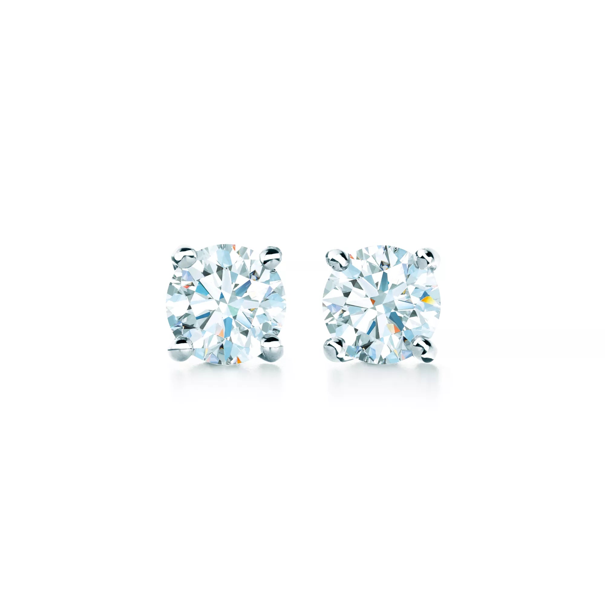 Carave Paris Classic Four Prong Round Solitaire Stud Earrings