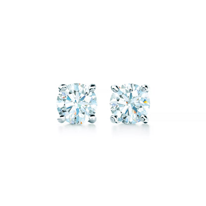 Carave Paris Classic Four Prong Round Solitaire Stud Earrings