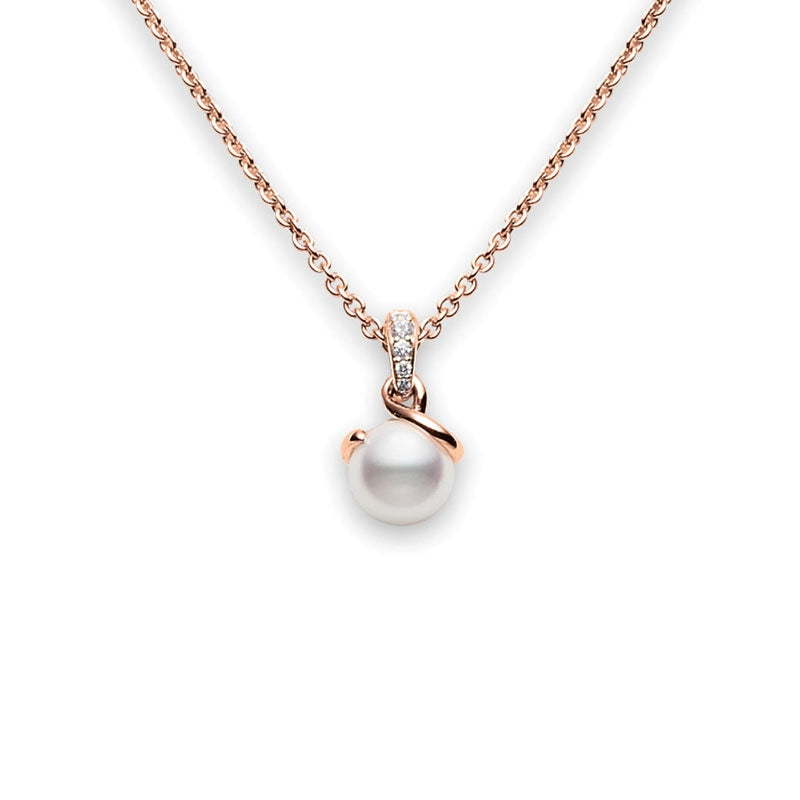 Carave Paris Classic Pearl Swirl Pendant Necklace