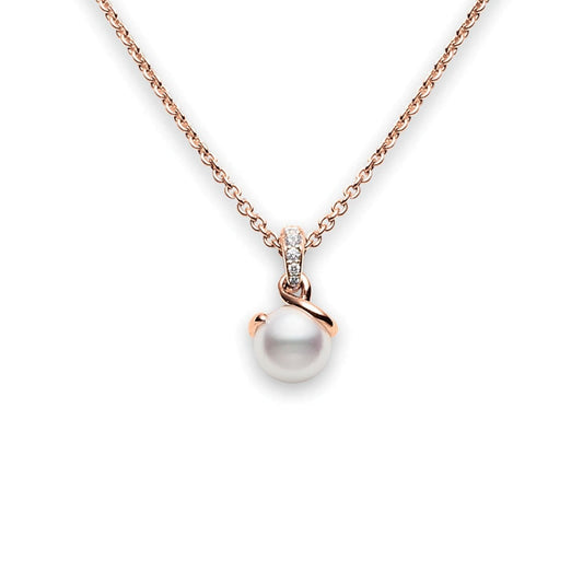 Carave Paris Classic Pearl Swirl Pendant Necklace