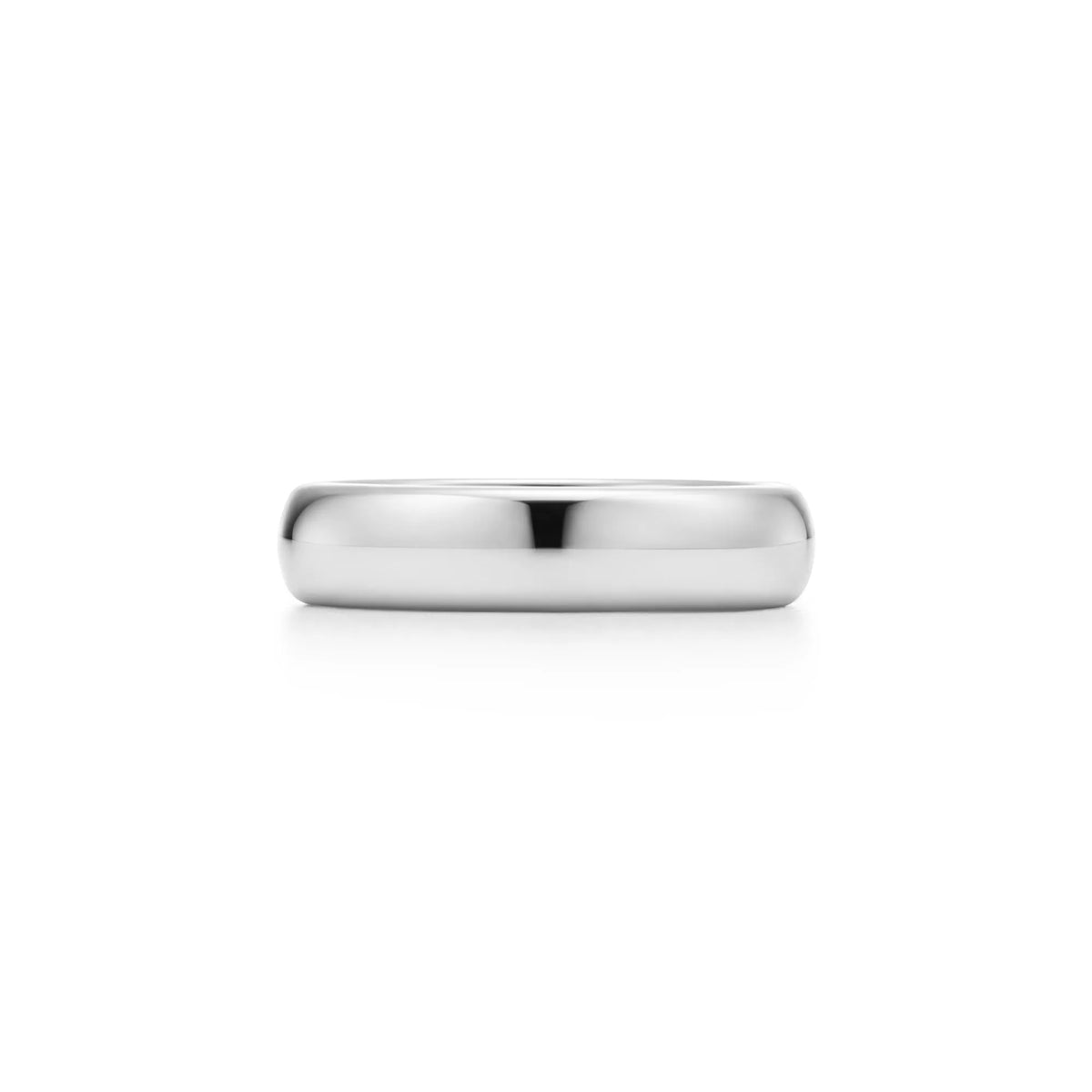 Carave Paris Classic Polished White Gold Wedding Band