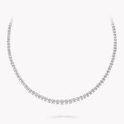 Carave Paris Classic Round Diamond Tennis Necklace