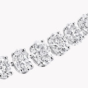 Carave Paris Classic Round Diamond Tennis Necklace