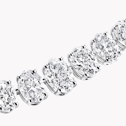Carave Paris Classic Round Diamond Tennis Necklace