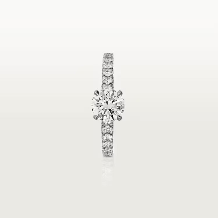 Carave Paris Double Floral Pear Cut Diamond Open Ring