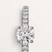 Carave Paris Double Floral Pear Cut Diamond Open Ring