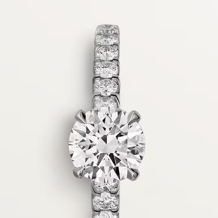 Carave Paris Double Floral Pear Cut Diamond Open Ring