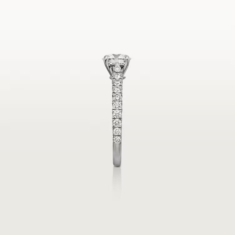 Carave Paris Double Floral Pear Cut Diamond Open Ring