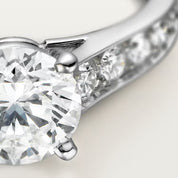 Carave Paris Double Floral Pear Cut Diamond Open Ring