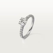Carave Paris Double Floral Pear Cut Diamond Open Ring