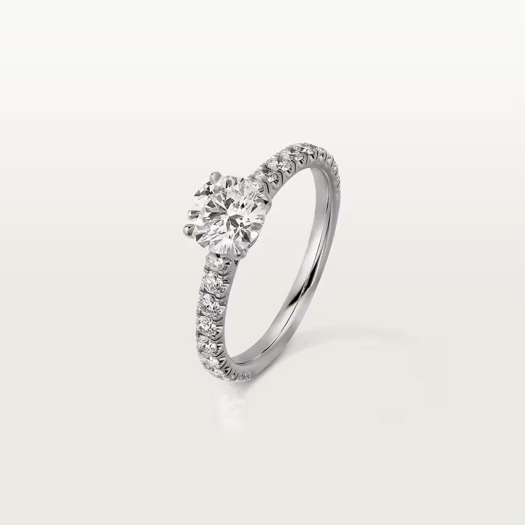 Carave Paris Double Floral Pear Cut Diamond Open Ring