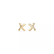 Carave Paris Crossed Ribbon Stud Earrings