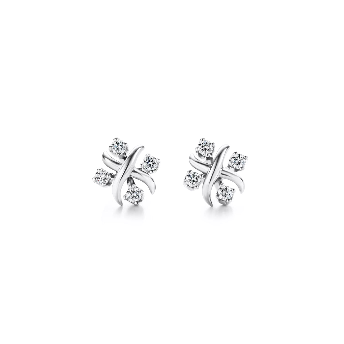 Carave Paris Crystal X Stud Earrings