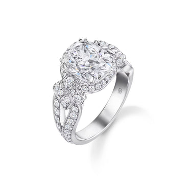 Carave Paris Cushion Halo Diamond Luxury Ring