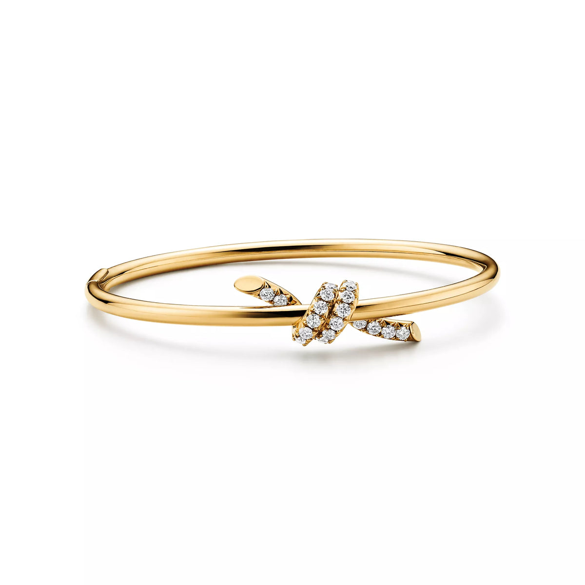 Carave Paris Diamond Accent Nail Bangle Bracelet