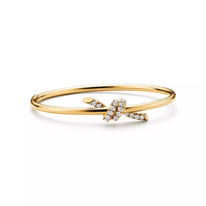 Carave Paris Diamond Accent Nail Bangle Bracelet