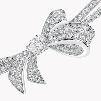 Carave Paris Diamond Bow Collar Necklace