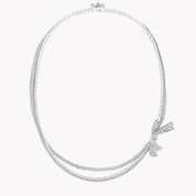 Carave Paris Diamond Bow Collar Necklace