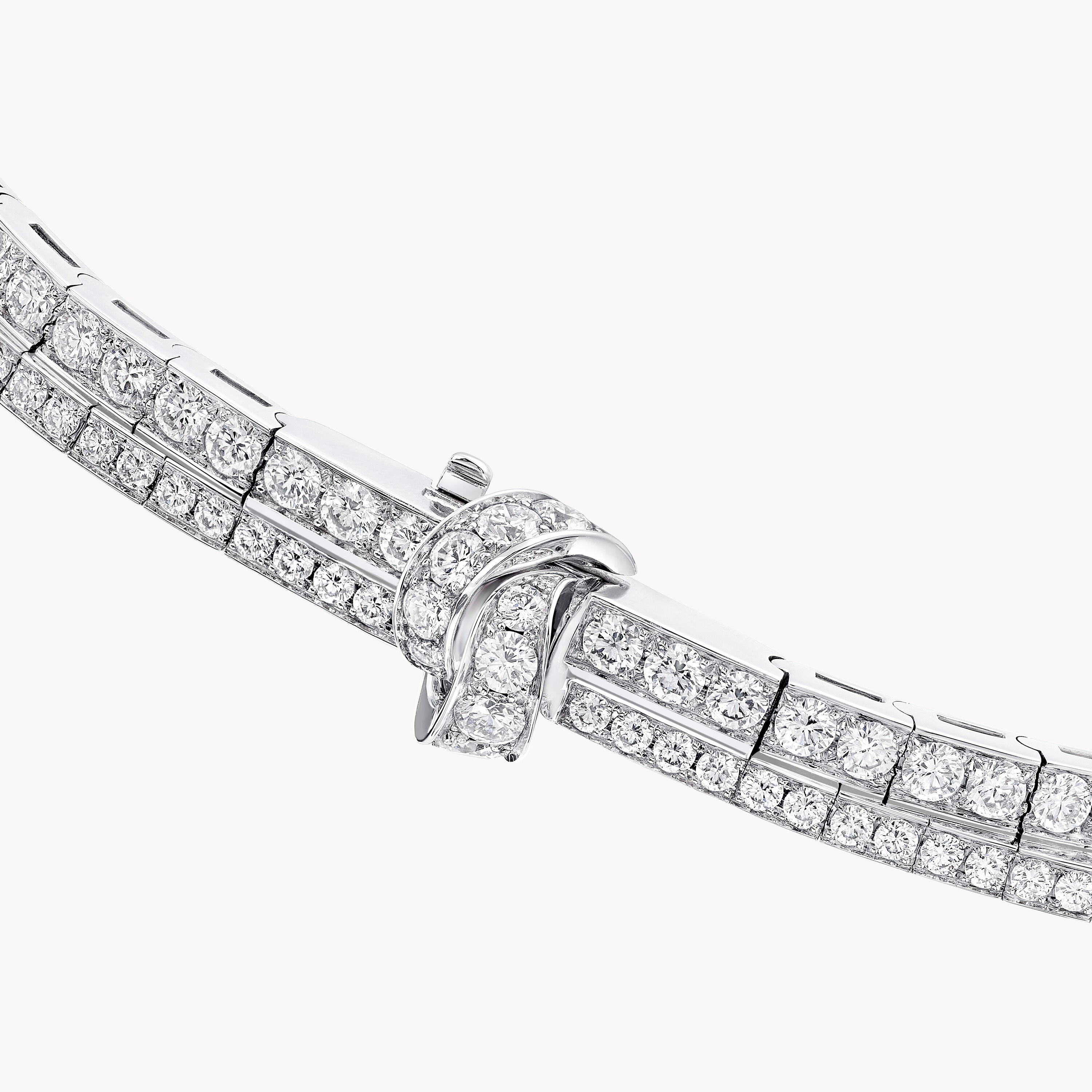 Carave Paris Diamond Bow Double Layer Collar Necklace