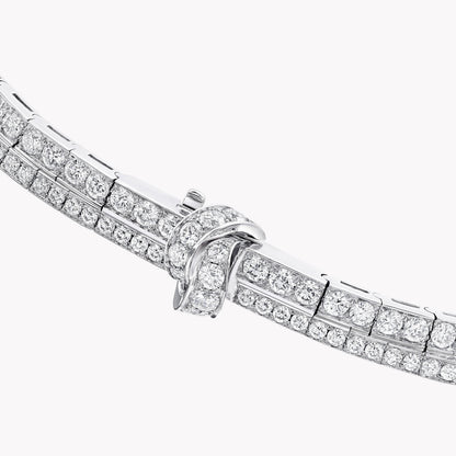 Carave Paris Diamond Bow Double Layer Collar Necklace