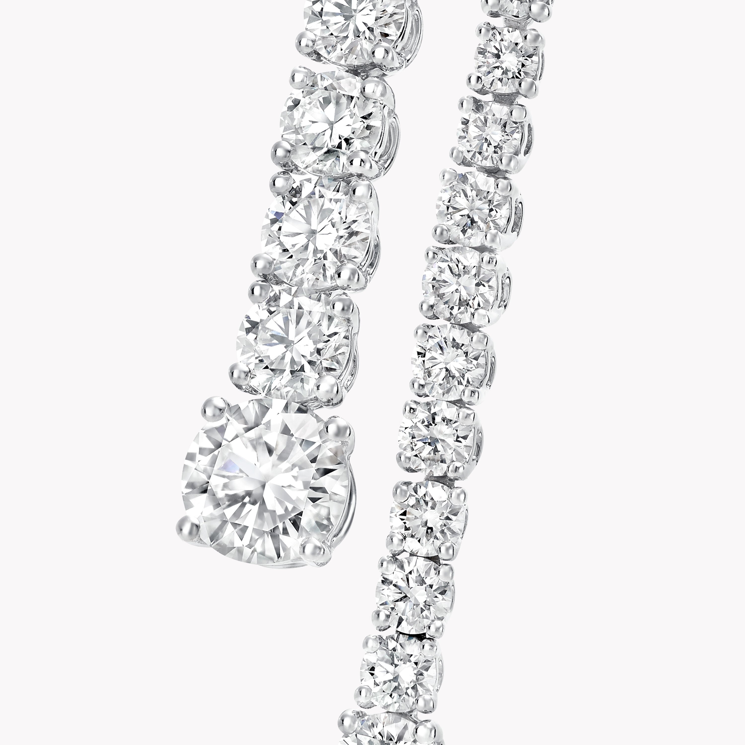 Carave Paris Diamond Chain Drop Earrings