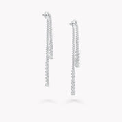 Carave Paris Diamond Chain Drop Earrings