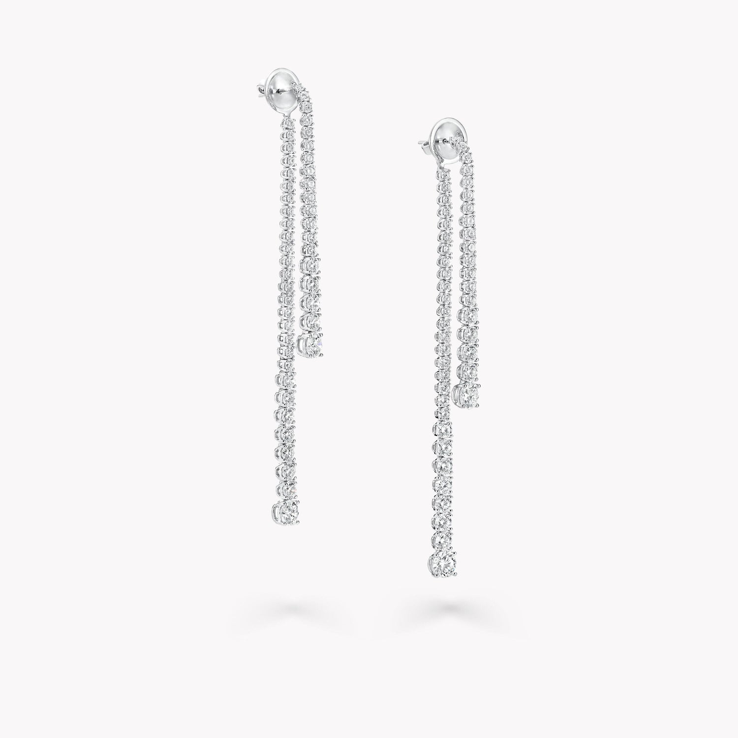 Carave Paris Diamond Chain Drop Earrings