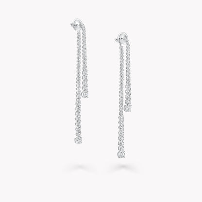 Carave Paris Diamond Chain Drop Earrings