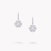 Carave Paris Diamond Cluster Drop Earrings