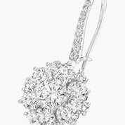 Carave Paris Diamond Cluster Drop Earrings