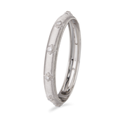 Carave Paris Diamond Cluster Hinged Bangle Bracelet