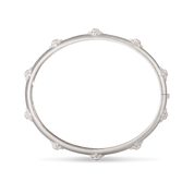 Carave Paris Diamond Cluster Hinged Bangle Bracelet