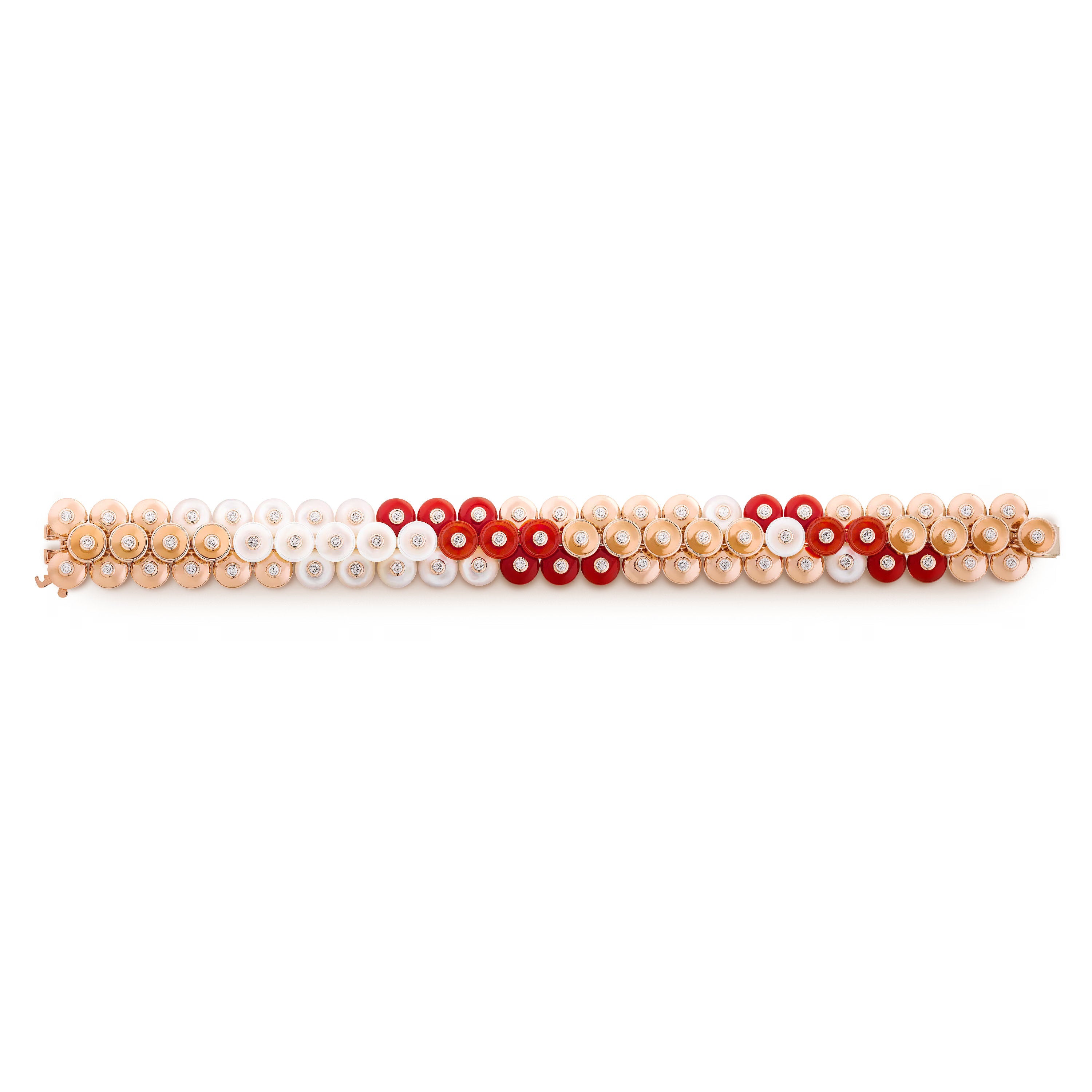Carave Paris Diamond Disc Motif High Jewelry Bracelet