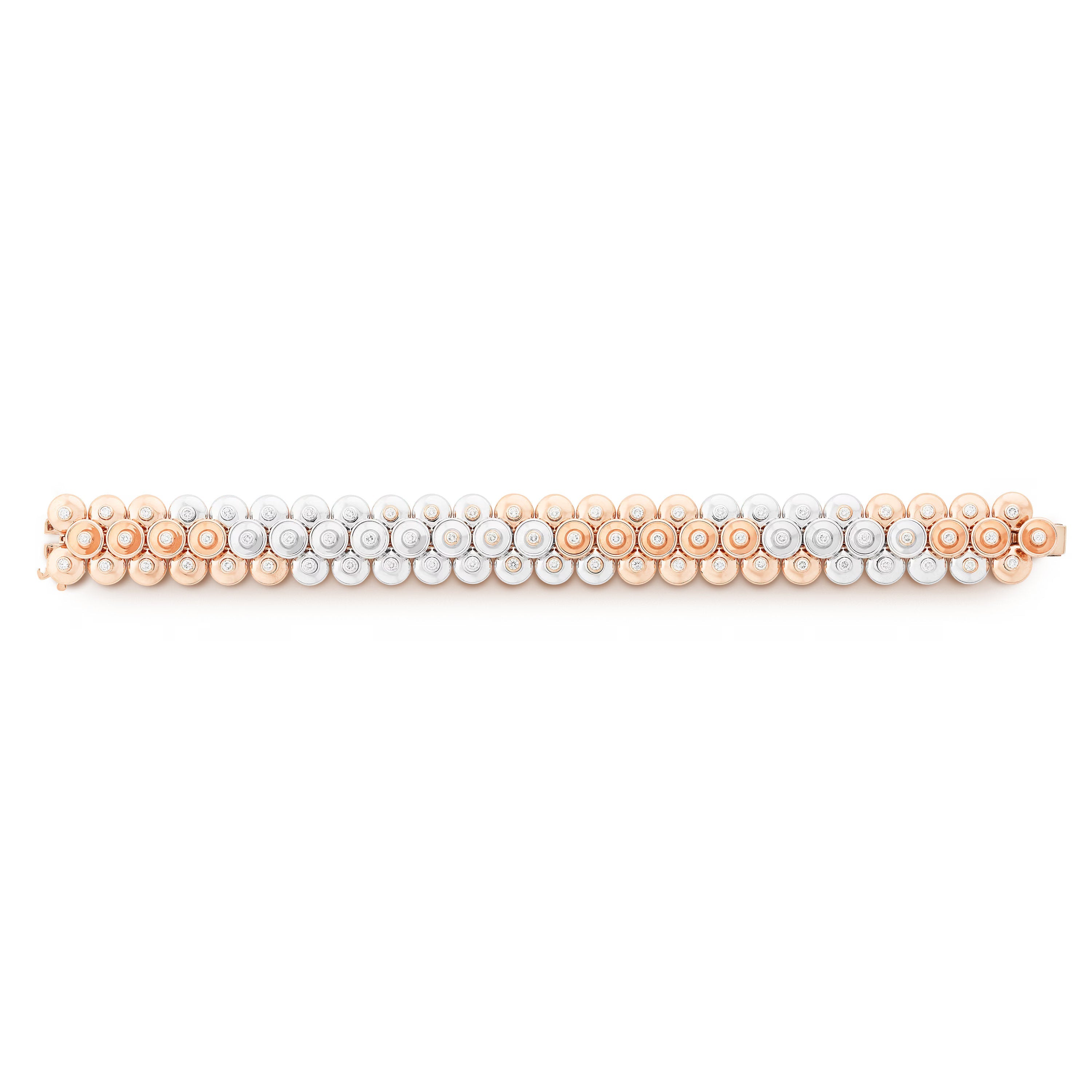 Carave Paris Diamond Disc Motif High Jewelry Bracelet