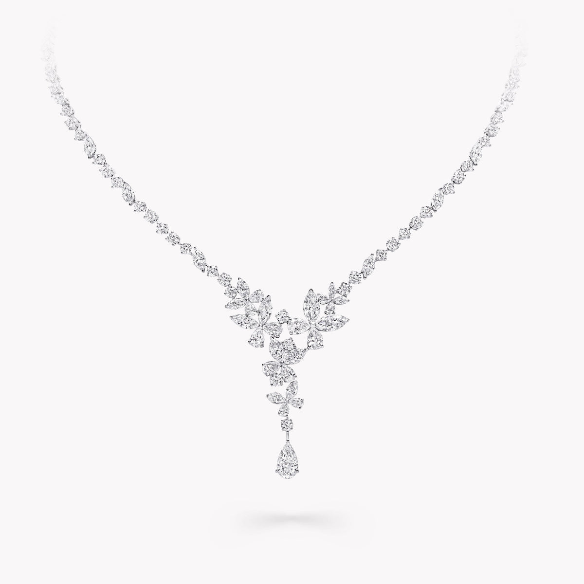 Carave Paris Diamond Drop Bridal Necklace