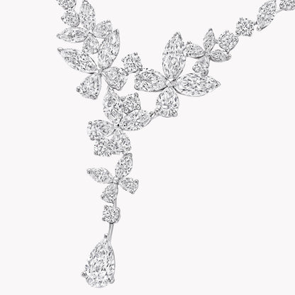 Carave Paris Diamond Drop Bridal Necklace