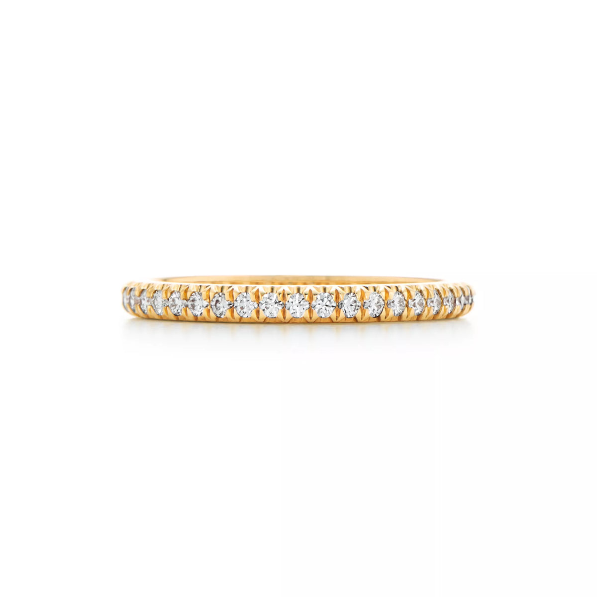 Carave Paris Diamond Eternity Band in Yellow Gold