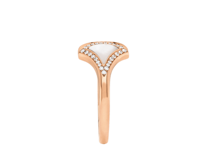 Carave Paris Malachite Diamond Fan Open Ring