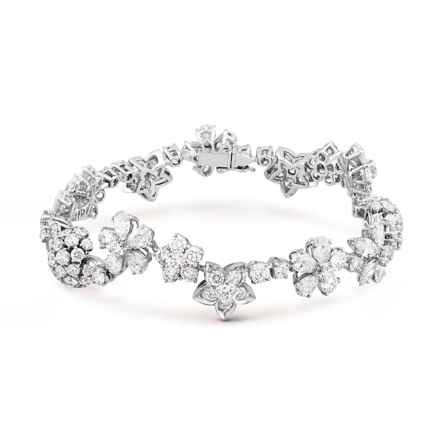 Carave Paris Diamond Floral Garden Bracelet
