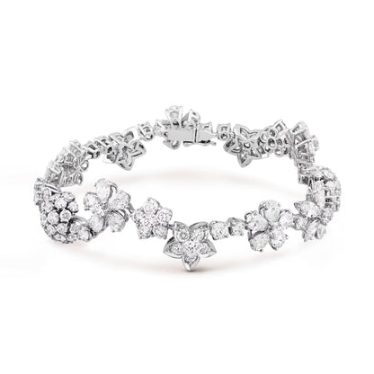 Carave Paris Diamond Floral Garden Bracelet