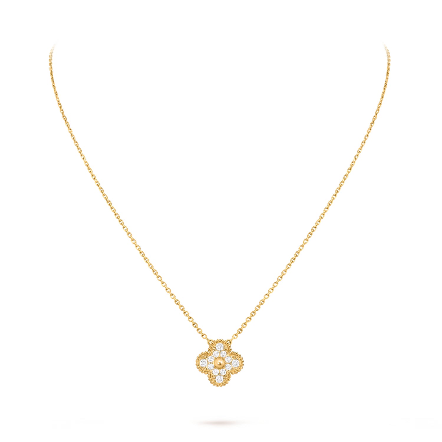 Carave Paris Diamond Flower Necklace