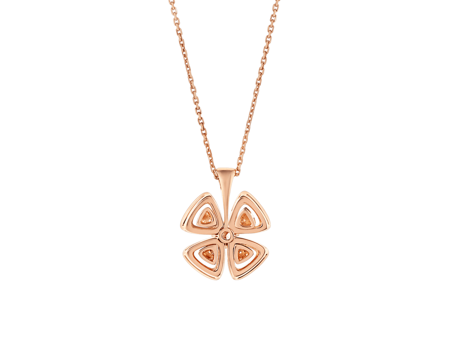 Carave Paris Diamond Four Leaf Clover Pendant Necklace