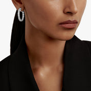 Carave Paris Diamond Hoop Earrings
