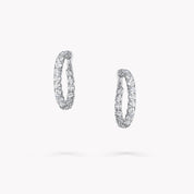 Carave Paris Diamond Hoop Earrings