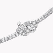 Carave Paris Diamond Knot Drop Necklace