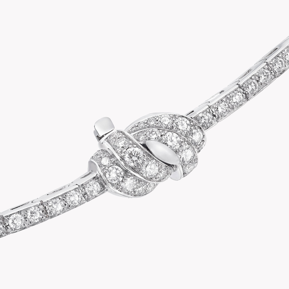 Carave Paris Diamond Knot Drop Necklace