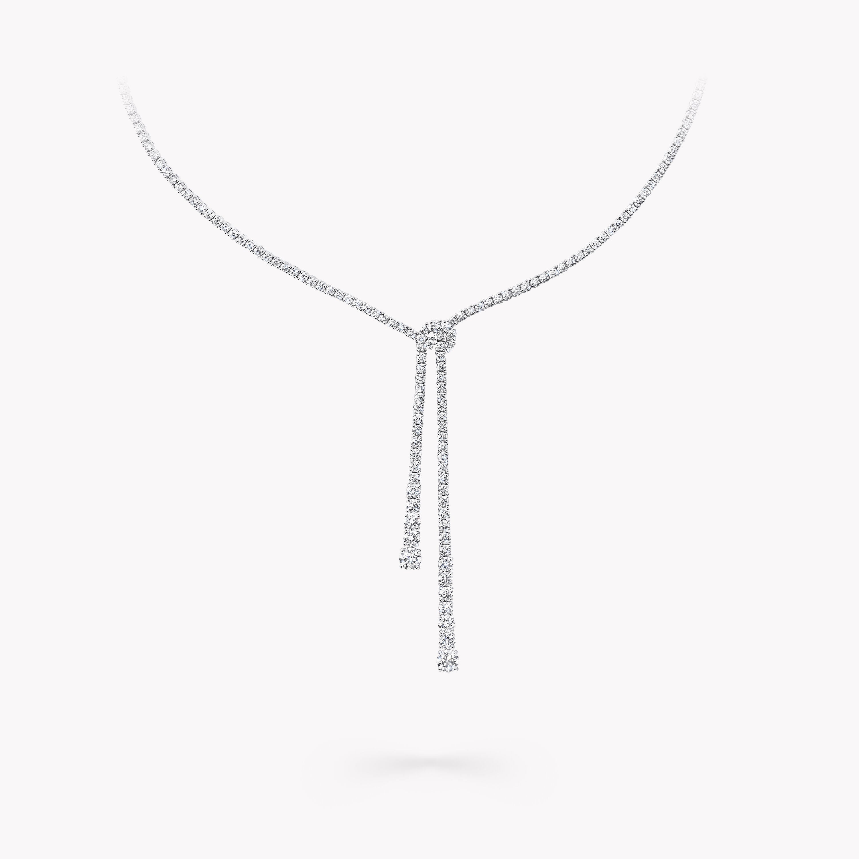 Carave Paris Diamond Lariat Drop Necklace