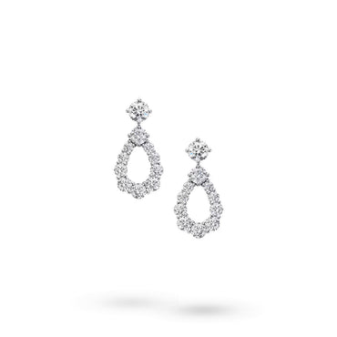 Carave Paris Diamond Loop Drop Earrings