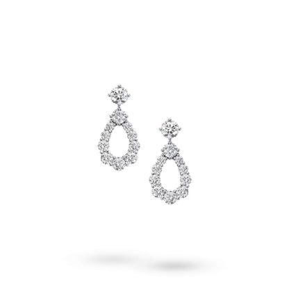 Carave Paris Diamond Loop Drop Earrings